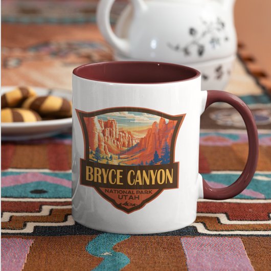 Bryce Canyon National Park Travel Art Vintage Mok