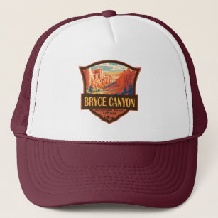 Bryce Canyon National Park Travel Art Vintage Trucker Pet