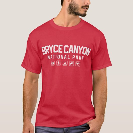Bryce Canyon National Park Tshirt (donker) (Voorkant)