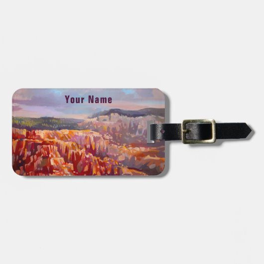 Bryce Canyon National Park Utah Bagagelabel (Voorkant horizontaal)