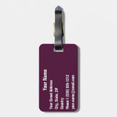 Bryce Canyon National Park Utah Bagagelabel (Achterkant verticaal)