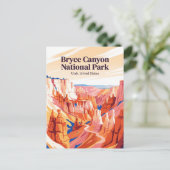 Bryce Canyon National Park Utah Briefkaart (Staand voorkant)