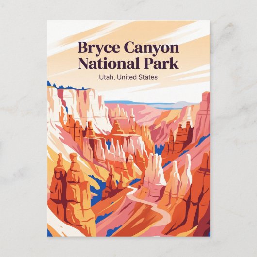 Bryce Canyon National Park Utah Briefkaart (Voorkant)