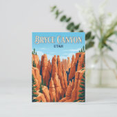 Bryce Canyon National Park Utah Briefkaart (Staand voorkant)