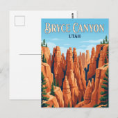 Bryce Canyon National Park Utah Briefkaart (Voorkant / Achterkant)