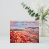 Bryce Canyon National Park, Utah Briefkaart (Staand voorkant)