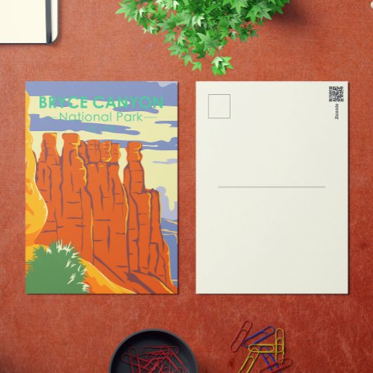 Bryce Canyon National Park Utah  Briefkaart