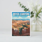 Bryce Canyon National Park Utah Briefkaart (Staand voorkant)