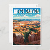 Bryce Canyon National Park Utah Briefkaart (Voorkant / Achterkant)