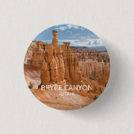 Bryce Canyon National Park Utah bucket list Ronde Button 3,2 Cm