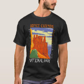 Bryce Canyon National Park Utah Distress T-shirt (Voorkant)