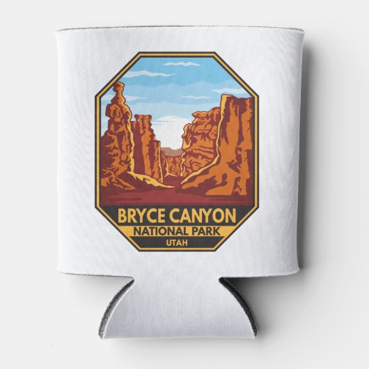 Bryce Canyon National Park Utah Emblem Blikjeskoeler (Voorkant)