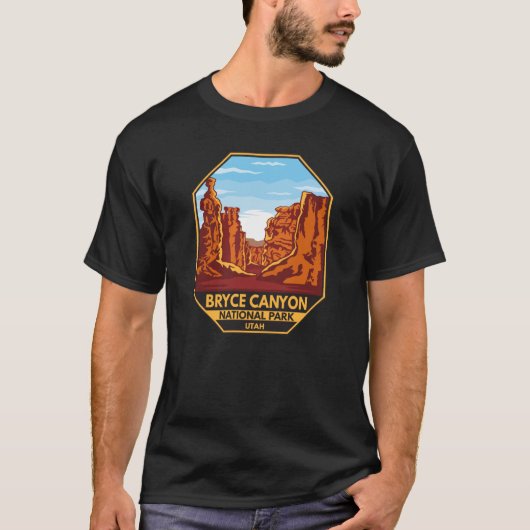 Bryce Canyon National Park Utah Emblem T-shirt (Voorkant)