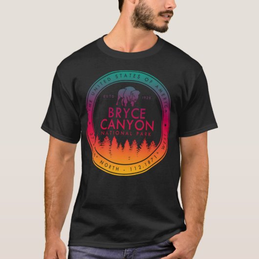 Bryce Canyon National Park Utah Gifts UT T-shirt (Voorkant)