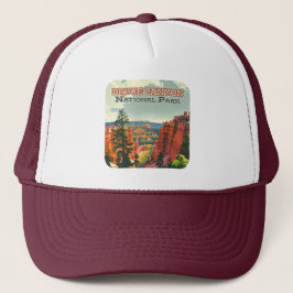 Bryce Canyon National Park Utah Hoodoo Retro Trucker Pet