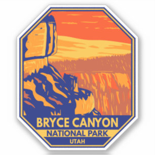 Bryce Canyon National Park Utah Inspiration Point Sticker