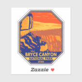 Bryce Canyon National Park Utah Inspiration Point Sticker (Vel)