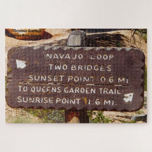 Bryce Canyon National Park Utah. Jigzaag Puzzle Legpuzzel (Horizontaal)