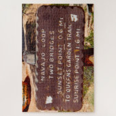 Bryce Canyon National Park Utah. Jigzaag Puzzle Legpuzzel (Verticaal)