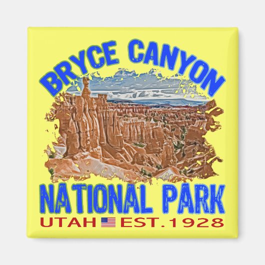 Bryce Canyon National Park, Utah Magneet (Voorkant)