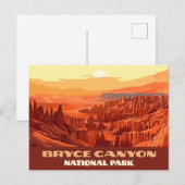 Bryce Canyon National Park Utah Mountains Briefkaart (Voorkant / Achterkant)