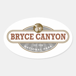 Bryce Canyon National Park Utah Ovale Sticker