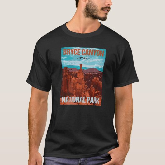 Bryce Canyon National Park Utah Poster T-shirt (Voorkant)