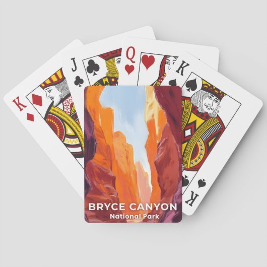 Bryce Canyon National Park | Utah Reizen Pokerkaarten (Achterkant)
