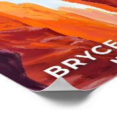 Bryce Canyon National Park | Utah Reizen Poster (Hoek)