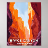 Bryce Canyon National Park | Utah Reizen Poster (Voorkant)