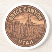 Bryce Canyon National Park Utah Sandstone Onderzet Zandsteen Onderzetter (Voorkant)