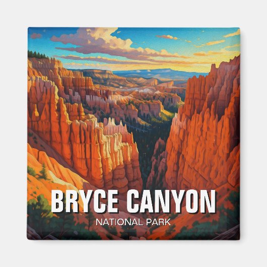 Bryce Canyon National Park Utah Sunset Magneet (Voorkant)