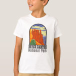 Bryce Canyon National Park Utah  T-Shirt<br><div class="desc">Bryce Canyon vectorkunstwerk ontwerp. Het park is een spuitreservaat in het zuiden van Utah,  bekend om gekruiste hadots,  die spinvormige rotsformaties zijn.</div>