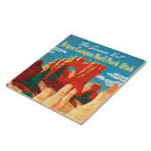 Bryce Canyon National Park Utah Travel Pos Tegeltje (Zijkant)