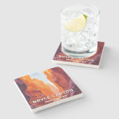 Bryce Canyon National Park | Utah Travel Stenen Onderzetter (Zijkant)