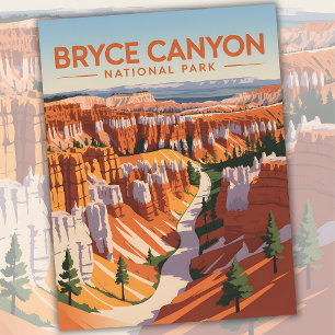 Bryce Canyon National Park Utah US Travel Briefkaart