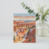 Bryce Canyon National Park Utah  US Travel Briefkaart (Staand voorkant)