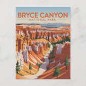 Bryce Canyon National Park Utah  US Travel Briefkaart (Voorkant)