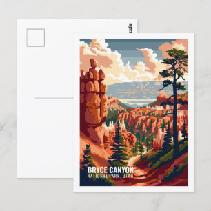 Bryce Canyon National Park Utah USA Briefkaart
