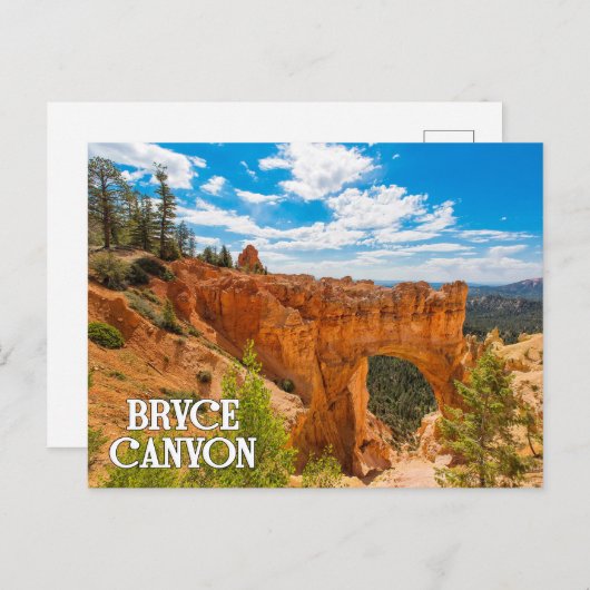 Bryce Canyon National Park, Utah, Verenigde Staten Briefkaart (Voorkant / Achterkant)