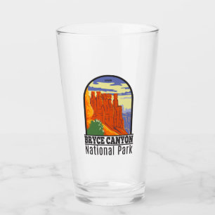 Bryce Canyon National Park Utah Vintage Glas