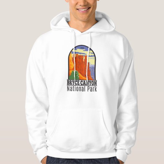 Bryce Canyon National Park Utah Vintage Hoodie (Voorkant)