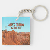 Bryce Canyon National Park Utah Vintage Sleutelhanger (Achterkant)