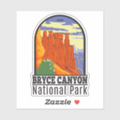 Bryce Canyon National Park Utah Vintage Sticker (Vel)