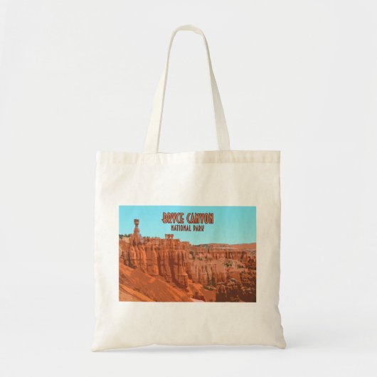 Bryce Canyon National Park Utah Vintage Tote Bag (Voorkant)