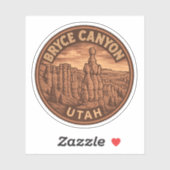 Bryce Canyon National Park Utah Vinyl Sticker (Vel)