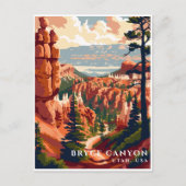 Bryce Canyon National Park Verenigde Staten Travel Briefkaart (Voorkant)