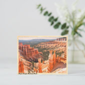 Bryce Canyon National Park Vintage Briefkaart (Staand voorkant)