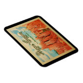 Bryce Canyon National Park Vintage Travel Magneet (Rechterzijde)