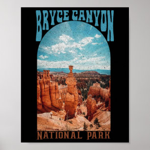 Bryce Canyon National Park Wandelroute Verken Utah Poster